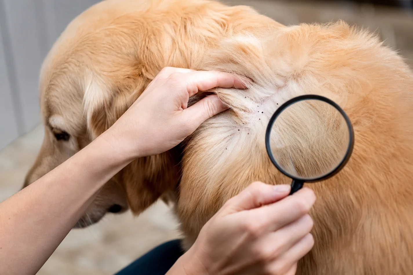 Como identificar sinais de pulgas 