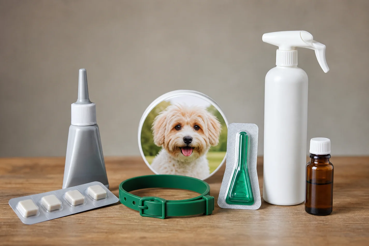 Tipos de antipulgas disponíveis | Guia Pet Tipos de antipulgas disponíveis