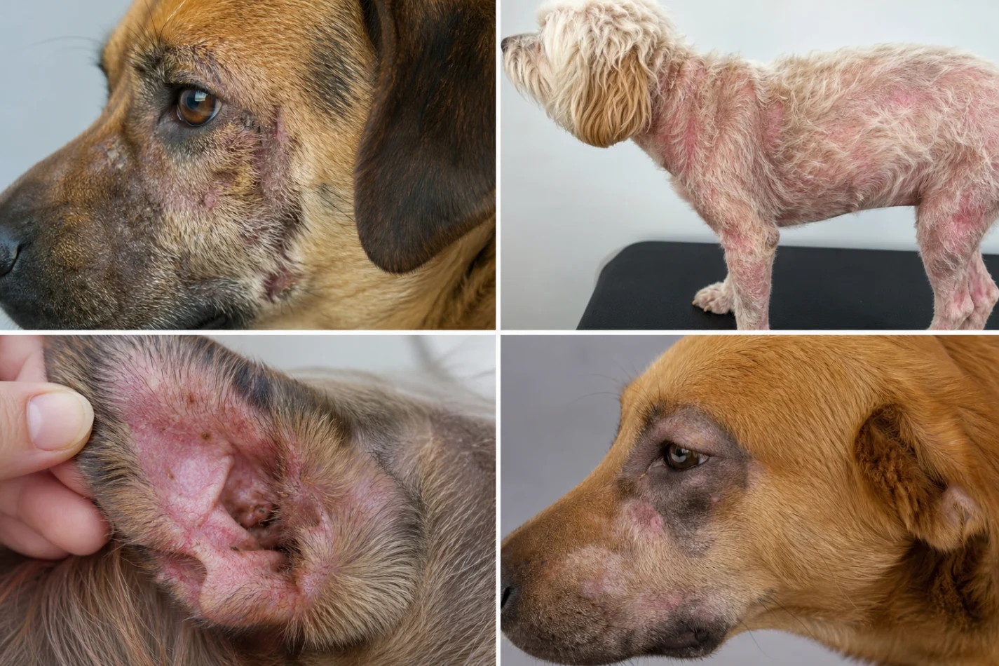 Principais tipos de sarna canina 