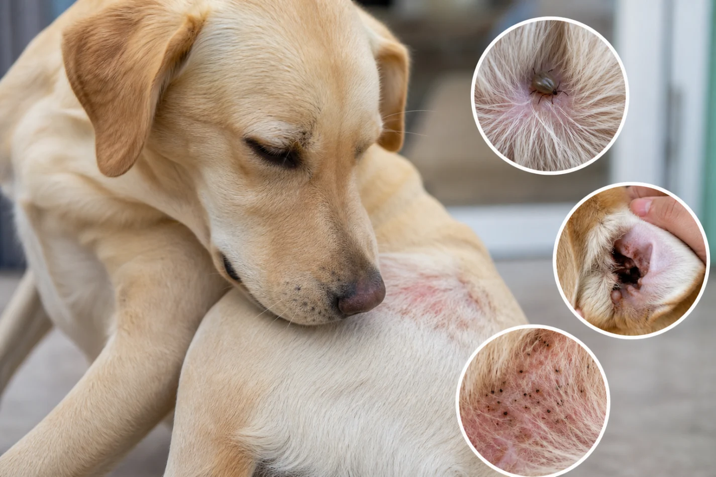 Sinais de infestação no pet 
